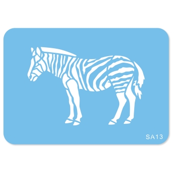 Schablone / Stencil - Zebra